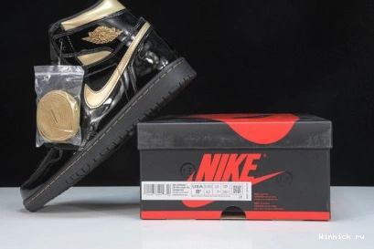 GOLD (2020) HIGH BLACK JORDAN METALLIC 1 RETRO 1023